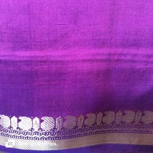 Kanjeevaram pretty Purple Saree with Border