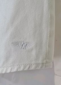 Park Avenue Women&#39;s Off White Formal Shirt