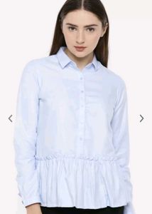 Park Avenue Blue Formal Shirt | NO COINS PLEASE