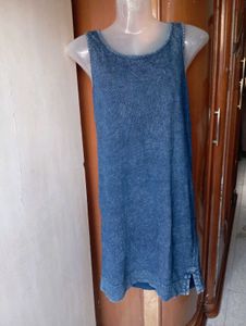 Denim Sleeveless Dress