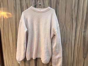 Cozy baby Pink Pullover Sweater, Soft girl core