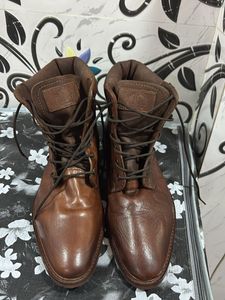 Leather Ankle Length Boots for Men | Soft Cushion