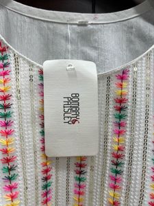 White Embroidered Kurta