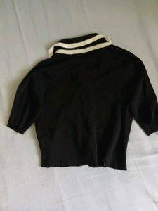 Zara Black &amp; White Top