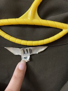 Olive Green Shirt Dress