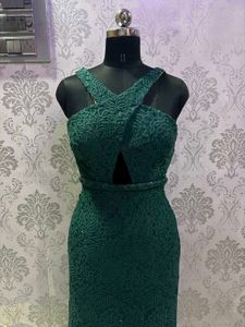 Elegant Green Maxi Dress