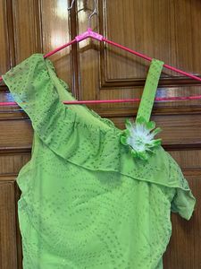 Green Sparkly Mini Dress