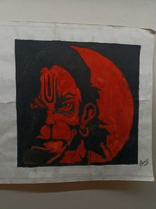 HANUMAN JI DRAWING 🎨🙏