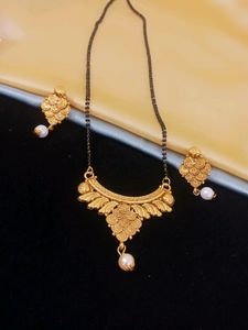Mangal Sutra Goled Plated Bras Metal