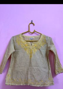 Combo of cargo pant, kurti and crop top