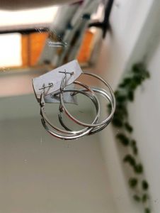 Silver Hoop Earrings