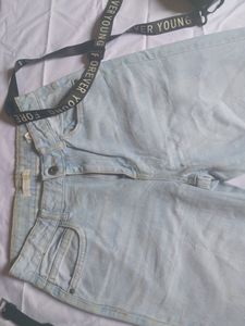 Straight Rough Jeans ( Woman)
