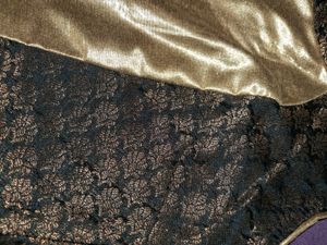 Black And Golden Blouse