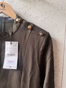 Zara Olive Green Dress