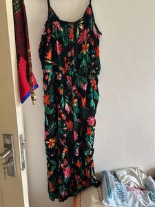Floral Print Jumpsuit