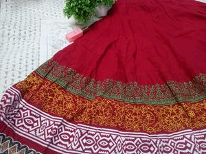 ♥️RED ETHNIC LONG SKIRT ♥️