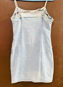 Mini denim dress from Westside