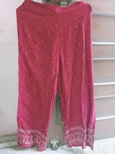 MAROON PALAZZO