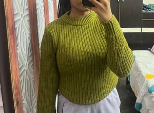 Green Knitted Sweater