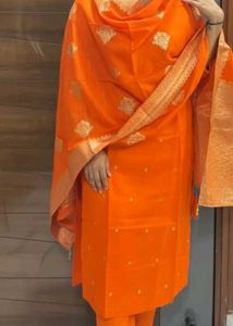 Orange Kurta Set