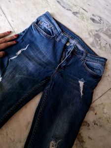 Ripped Denim Jeans