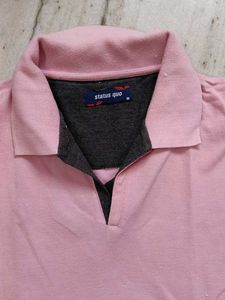 Pink Status Quo Polo Shirt