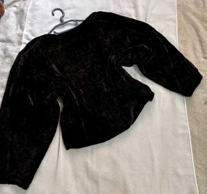 🎁Buy1 Get1 Free Elegant Velvet Long Sleeve Top I