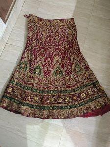 Bridal Lehnga With Stone And Zari Work