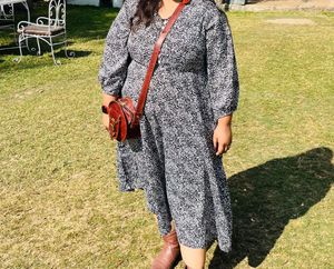 Elegant Printed Dress