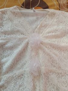 Vintage White Lace Top
