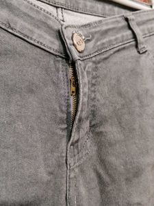 Gray Wash Skinny Jeans