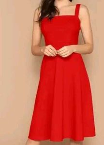Red Midi Dress