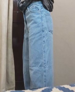 Light Wash Wide Leg Jeans 28