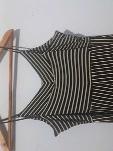 Striped Spaghetti Strap Jumpsuit