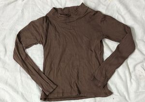 Brown Full Sleeve Top