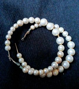 White Pearl Earrings