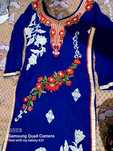Navy Blue 🔹Long Kurti Daily Wear