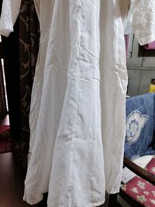 Embroidered White Kurti