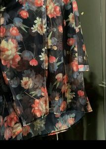 Beautiful Printed Shirt &amp;shrug