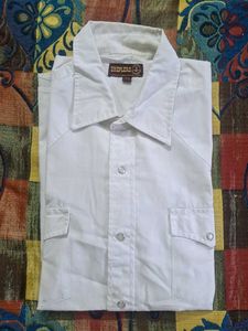 White Short Half Stylish Shirt