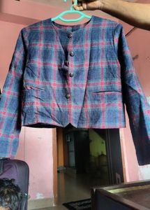 Vintage Plaid Blazer