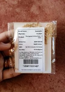 Anti-Tarnish Gold Infinity Necklace