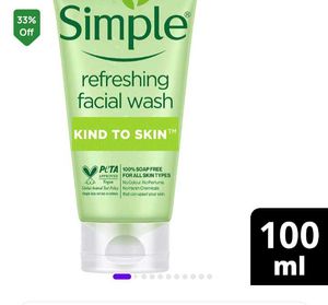 Simple Refreshing Facial Wash