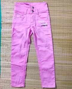 Pink Girls Jeans