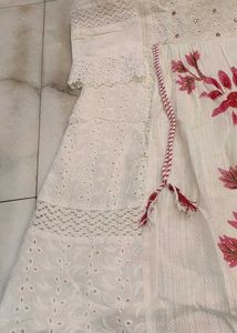 Pink Plus Size Designer Shifli Cotton Suit Set