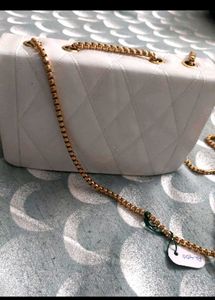 Stylish White Crossbody Bag