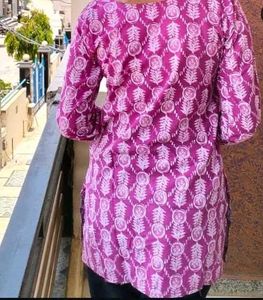 Purple Printed Tunic