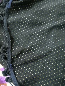 Blue Pochu Pattern Fancy Top