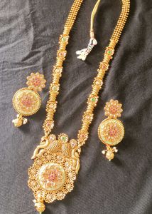 Long Necklace Look A Like Gold