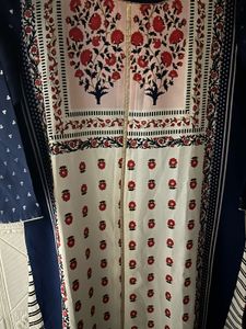 Floral Print Kurta
